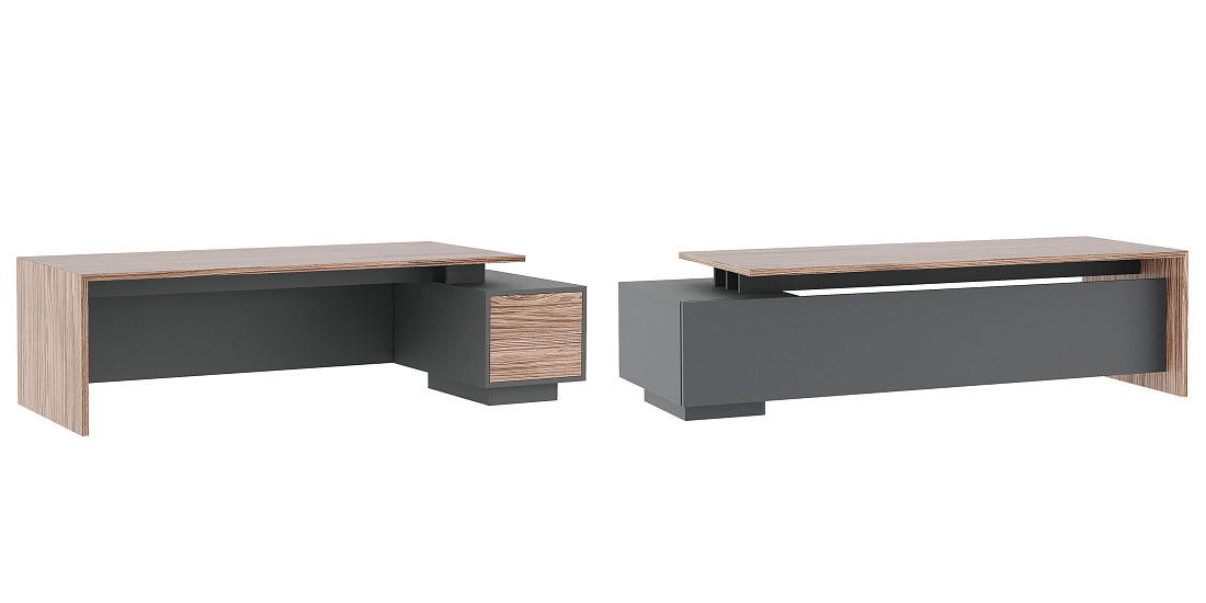 стол письменный на опорной тумбе dali dli37210232r фото