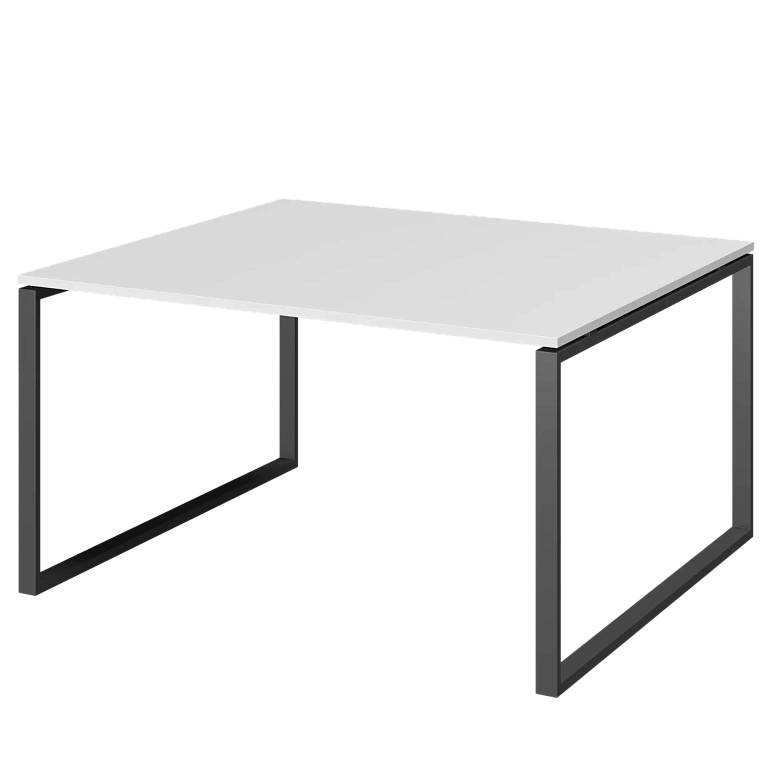 стол переговорный на металлокаркасе protech амп.о-003.123 белый/антрацит фото