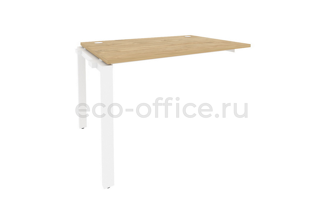 Наборный элемент рабочей станции на П-образном м/к ONIX O.MP-1.NRS-2.8 Тиквуд Светлый / Белый металл  стоимость