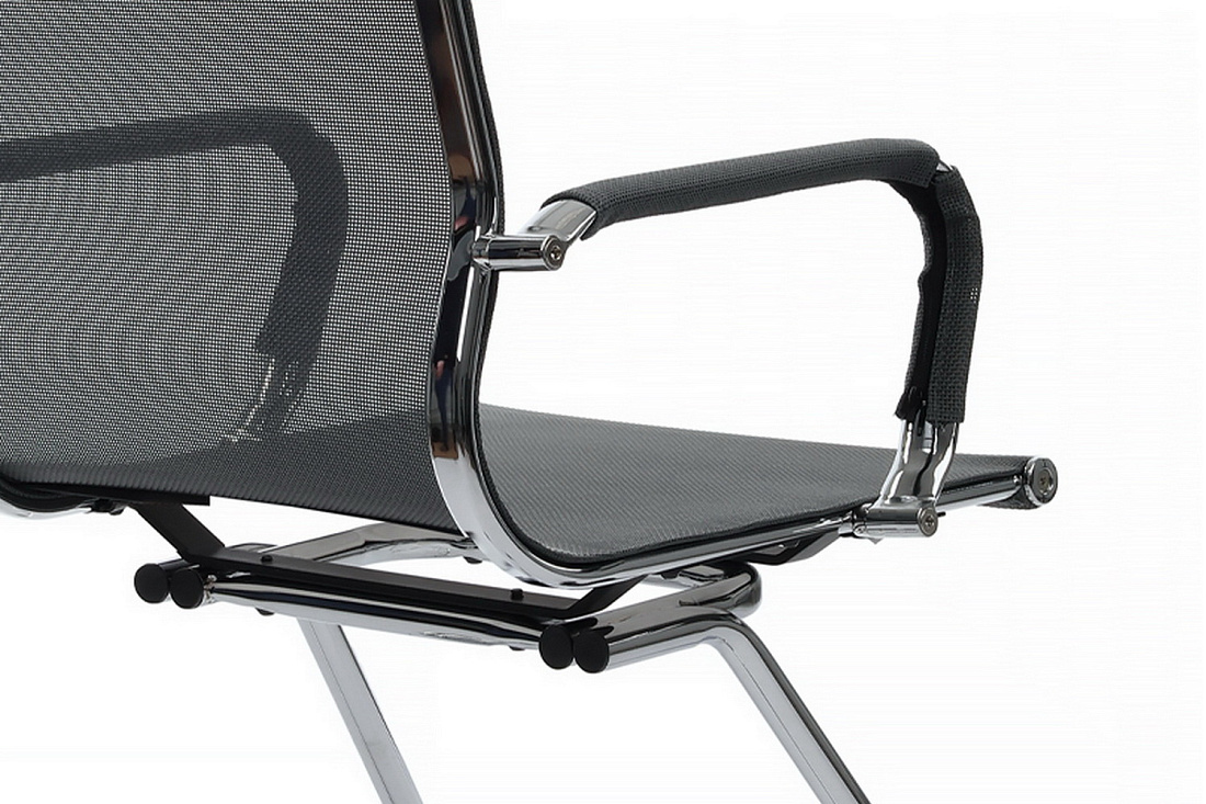 Конференц-кресло RV Chair HUGO 6001-3E Серая сетка  стоимость