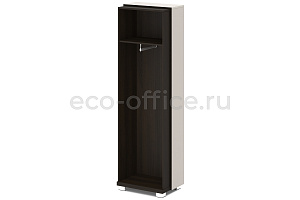 Каркас шкафа для одежды отдельностоящий GRACE L-56 Дуб Линдберг тёмный / Серый Шёлк фото