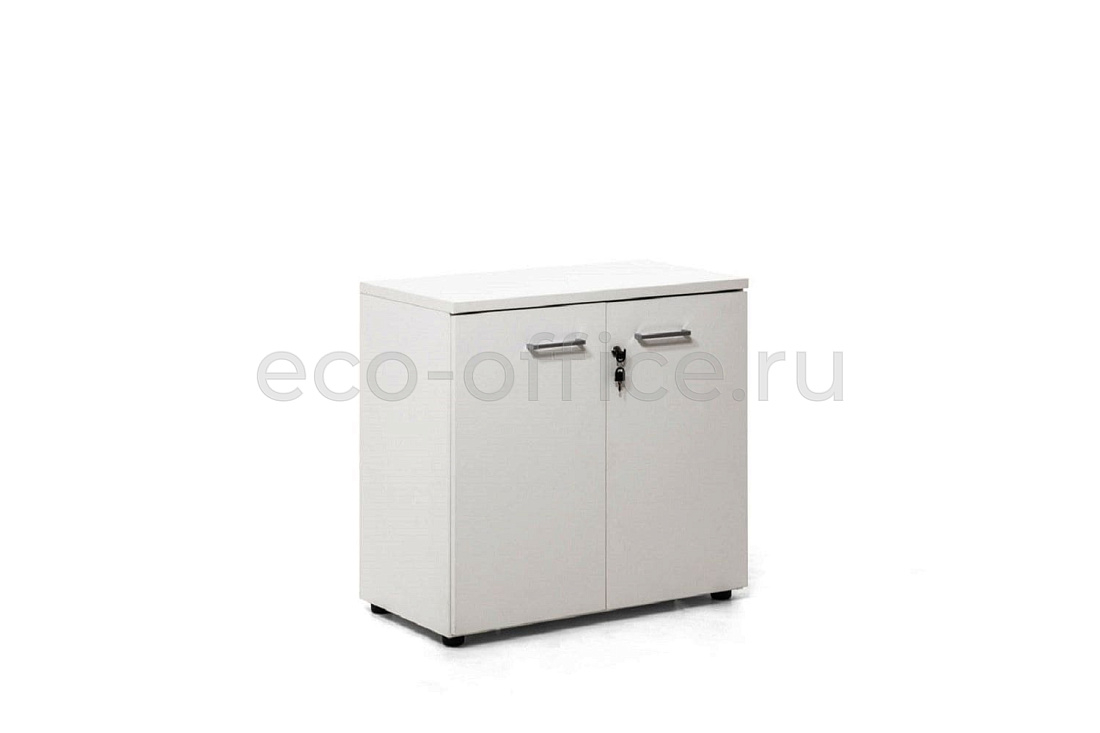 Шкаф низкий TOUR 80H014 W3W3 alum Белый купить в Москве