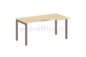 Стол криволинейный правый METAL SYSTEM QUATTRO 5x5 50БП.СА-1 Пр Акация Лорка / Мокко металл фото