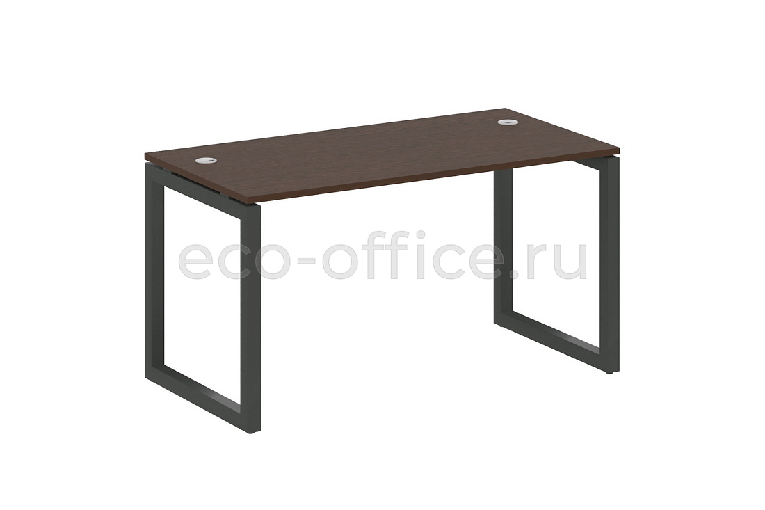 Стол письменный METAL SYSTEM QUATTRO 5x5 50БО.СП-3 Венге Цаво / Антрацит металл  стоимость