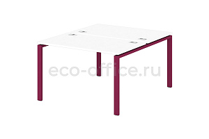 Стол-тандем на металлокаркасе 60*30 SENTIDA COLOR S-41 Малина фото