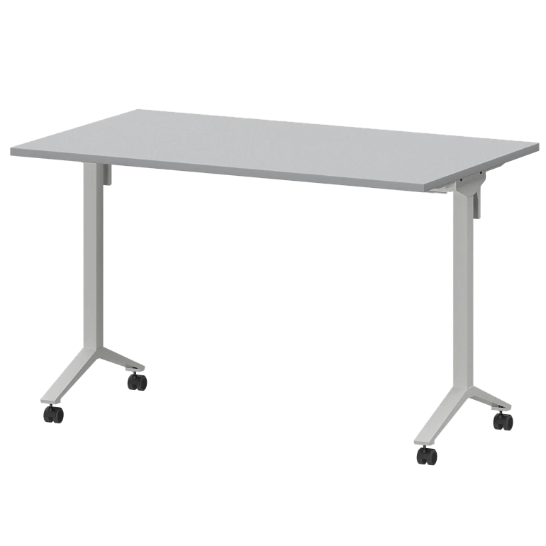 стол мобильный складной protech мб22-120.70 серый/белый фото
