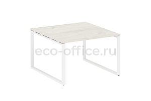Стол переговорный (1 столешница) METAL SYSTEM STYLE БО.ПРГ-1.2 Дуб Наварра / Белый металл фото