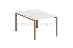 Рабочая станция METAL SYSTEM STYLE БП.РАС-СП-2.1 Белый / Мокко металл фото