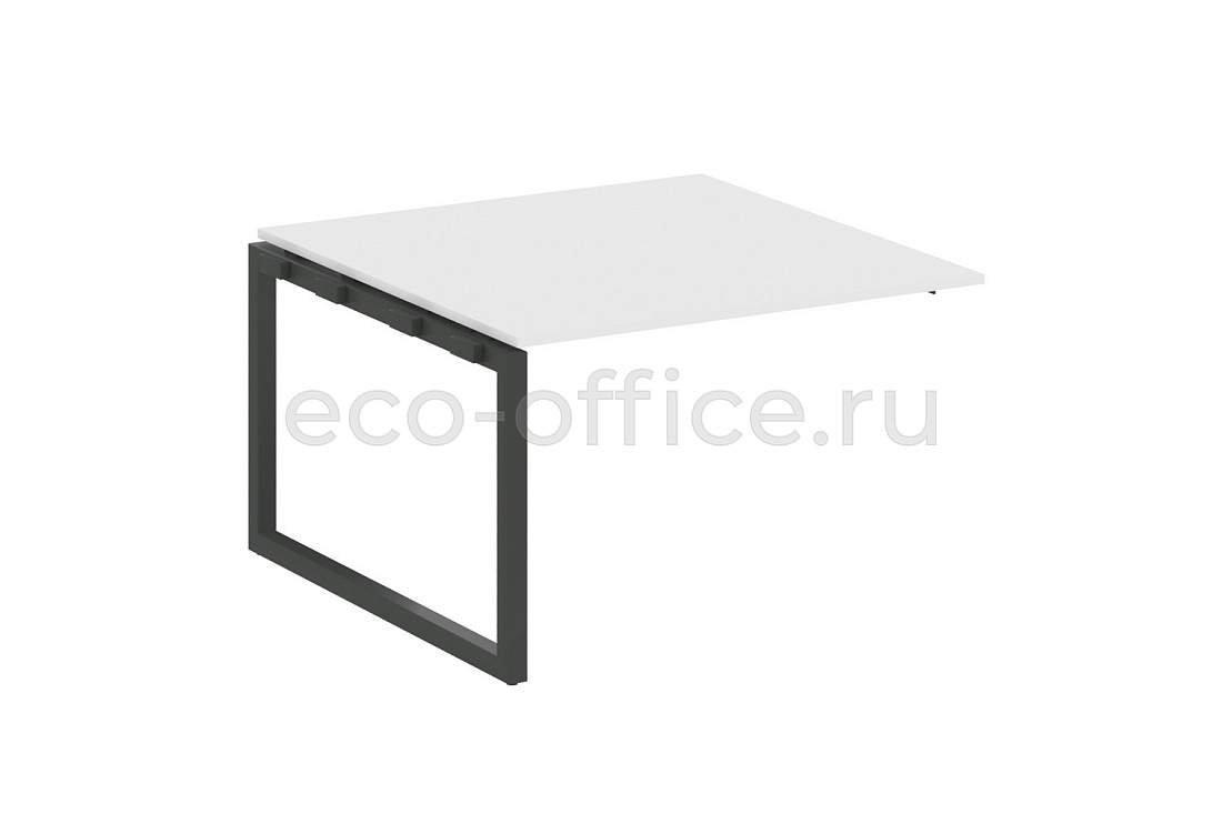 Проходной наборный элемент переговорного стола METAL SYSTEM QUATTRO 5x5 50БО.ППРГ-2 Белый / Антрацит металл  стоимость