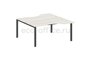 Рабочая станция криволинейная METAL SYSTEM STYLE БП.РАС-СА-2.1 Дуб Наварра / Антрацит металл фото