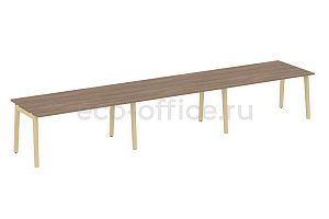 Стол переговорный (3 столешницы) ONIX WOOD OW.PRG-3.4 Дуб Аризона / Дуб Светлый фото