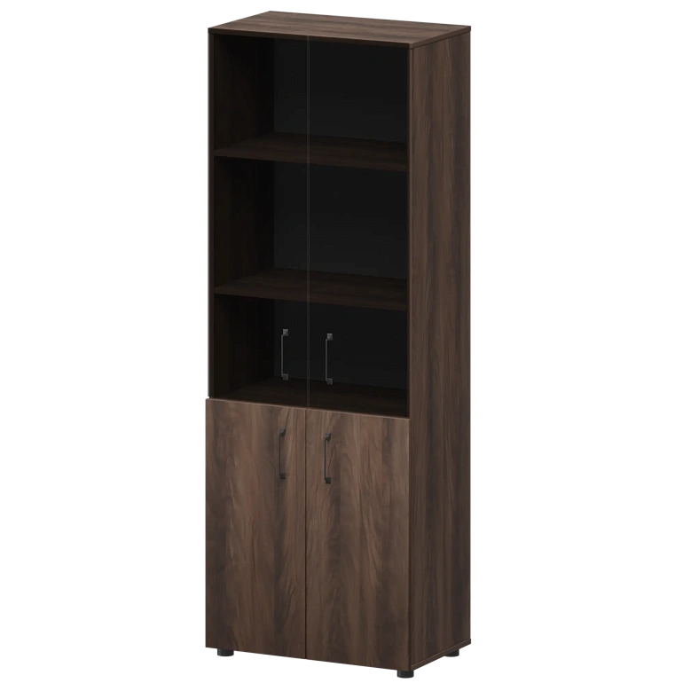 стеллаж комбинированный с стеклянными фасадами protech к-934,к-942,к-946,кф-942,кф-946 лагос фото