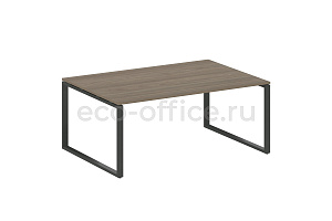 Стол переговорный (1 столешница) METAL SYSTEM STYLE БО.ПРГ-1.5 Вяз Благородный / Антрацит металл фото