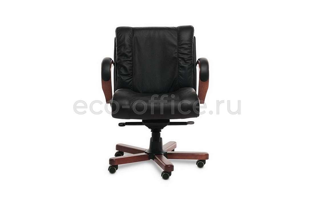 Кресло руководителя MASTER B Чёрная кожа  стоимость