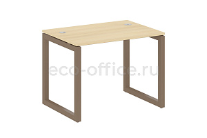Стол письменный METAL SYSTEM QUATTRO 5x5 50БО.СП-1 Акация Лорка / Мокко металл фото