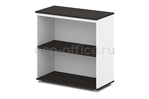 Стеллаж низкий SENTIDA S-61 Дуб Честерфилд / Белый фото
