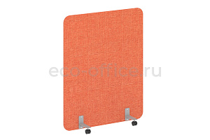 Перегородка на металлических опорах, на роликах R-LINE SOFT AP.R-120-150 Рогожка Romeo 01 / Серый металл фото