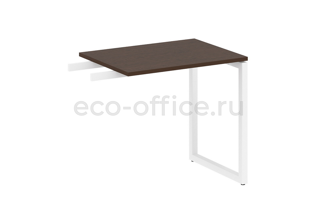 Приставной элемент на О-образном м/к METAL SYSTEM QUATTRO 4x4 40БО.ПР-2 Венге Цаво / Белый металл  стоимость