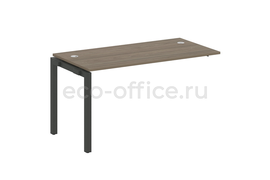 Проходной наборный элемент METAL SYSTEM QUATTRO 5x5 50БП.ПРС-СП-1.3 Вяз Благородный / Антрацит металл  купить в Москве