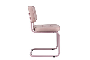 Конференц-кресло ECO-CHAIR COLOMBO Comfort CLM-05 Розовый велюр / Фиолетовая пастель металл фото