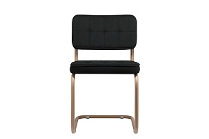 Комплект конференц-кресел ECO-CHAIR COLOMBO Comfort CLM-05 Чёрный велюр / Капучино металл фото