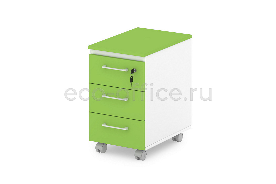 Тумба подкатная малая SENTIDA COLOR S-93 Зелёный лайм  стоимость