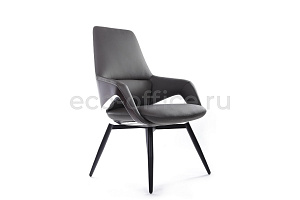 Конференц-кресло RV Design AURA-ST FK005-C Антрацит кожа фото