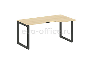 Стол криволинейный правый METAL SYSTEM QUATTRO 5x5 50БО.СА-1 Пр Акация Лорка / Антрацит металл фото