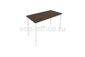 Стол письменный на металлокаркасе SLIM SYSTEM С.СП-4.1 Венге Цаво / Белый металл фото