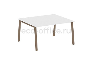 Стол переговорный (1 столешница) METAL SYSTEM STYLE БА.ПРГ-1.3 Белый / Мокко металл фото