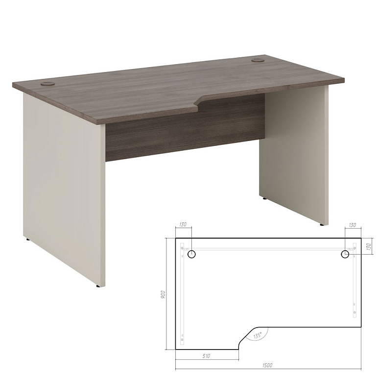 стол эргономичный левый new line nln36315531 фото