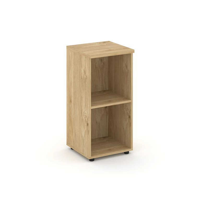 стеллаж низкий узкий style project sn.stu-300 тиквуд светлый фото