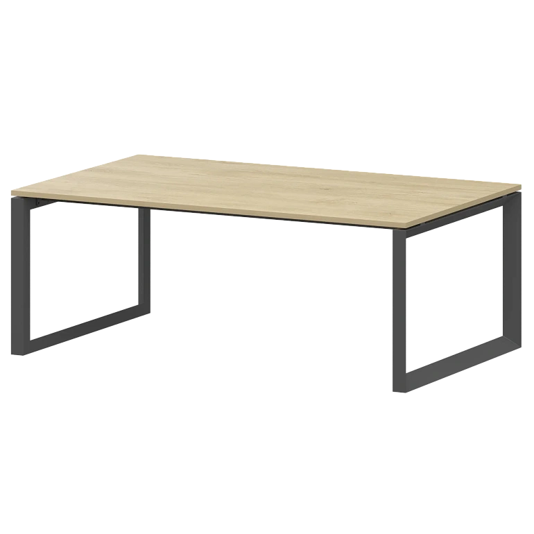 стол переговорный на металлокаркасе protech нтмп.о.200.11 баттл рок/антрацит фото