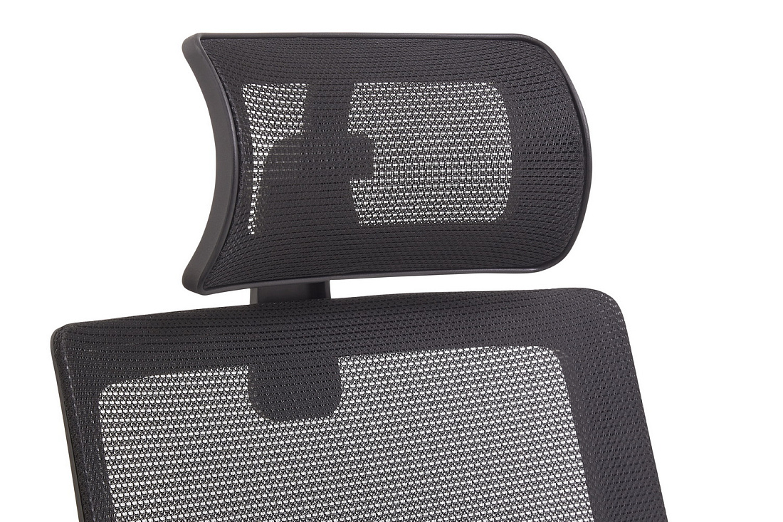 кресло rv chair lid 853a-dp3d чёрная сетка / чёрная ткань фото