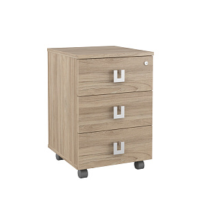 Тумба подкатная с 3 ящиками Solid SOL29730305 фото