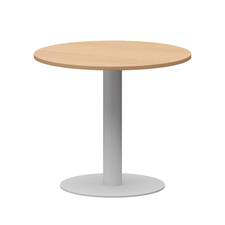 стол круглый protech амп-д90 ольха/белый фото