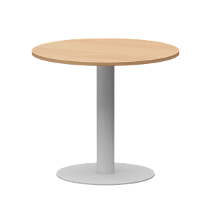 Стол круглый Protech АМП-Д90 Ольха/Белый фото