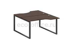 Рабочая станция криволинейная METAL SYSTEM STYLE БО.РАС-СА-2.2 Венге Цаво / Антрацит металл фото
