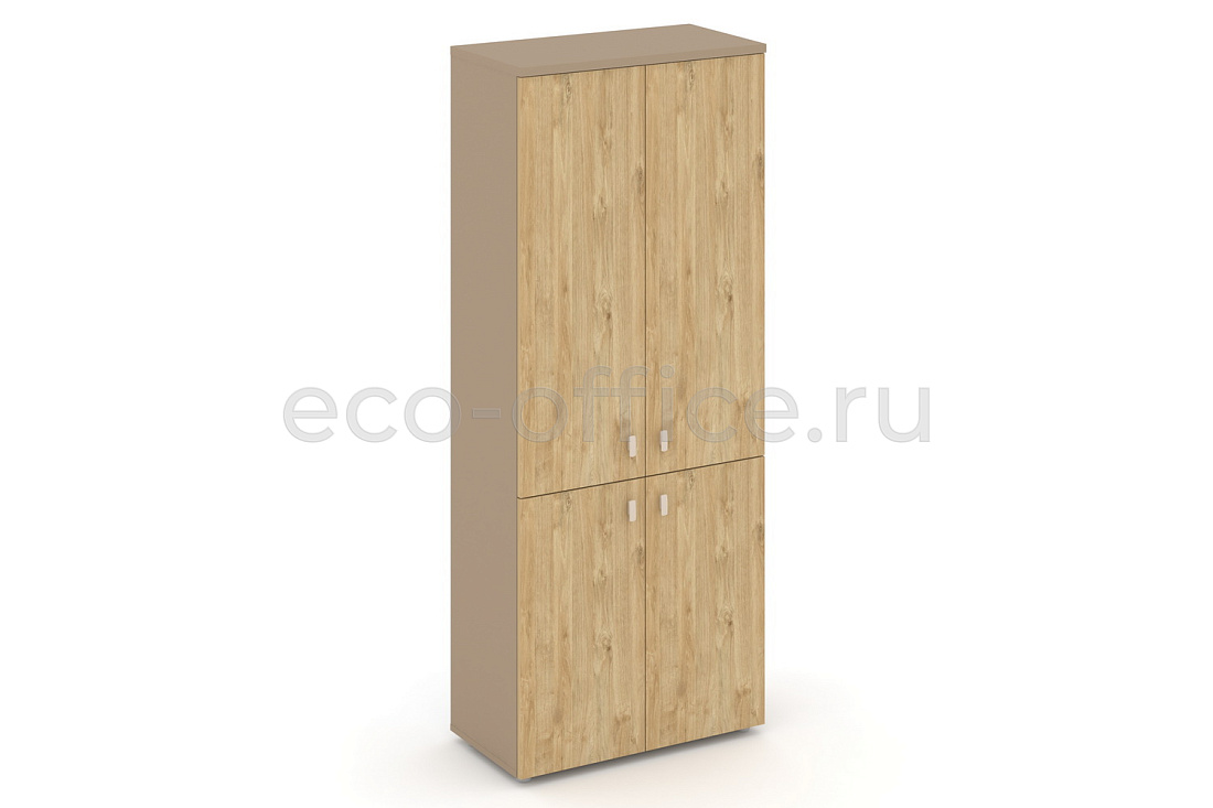 Шкаф высокий широкий ESTETICA ES.ST-1.3 Латте / Тиквуд Светлый купить в Москве