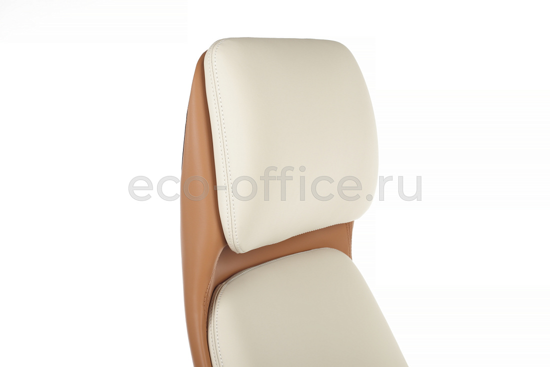 Кресло руководителя RV Design NAPOLI YZPN-YR020 Бежевая кожа  стоимость