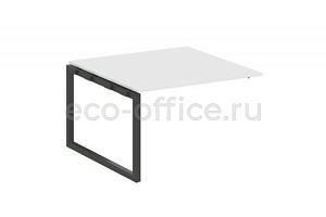 Проходной наборный элемент переговорного стола METAL SYSTEM QUATTRO 5x5 50БО.ППРГ-2 Белый / Антрацит металл фото