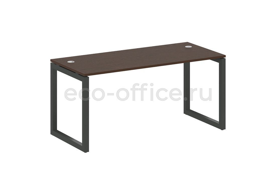 Стол письменный METAL SYSTEM QUATTRO 5x5 50БО.СП-4 Венге Цаво / Антрацит металл  стоимость