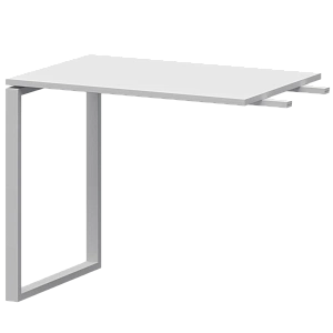 Бриф-приставка на металлокаркасе Protech АМ.О-090.60 Белый/Белый фото