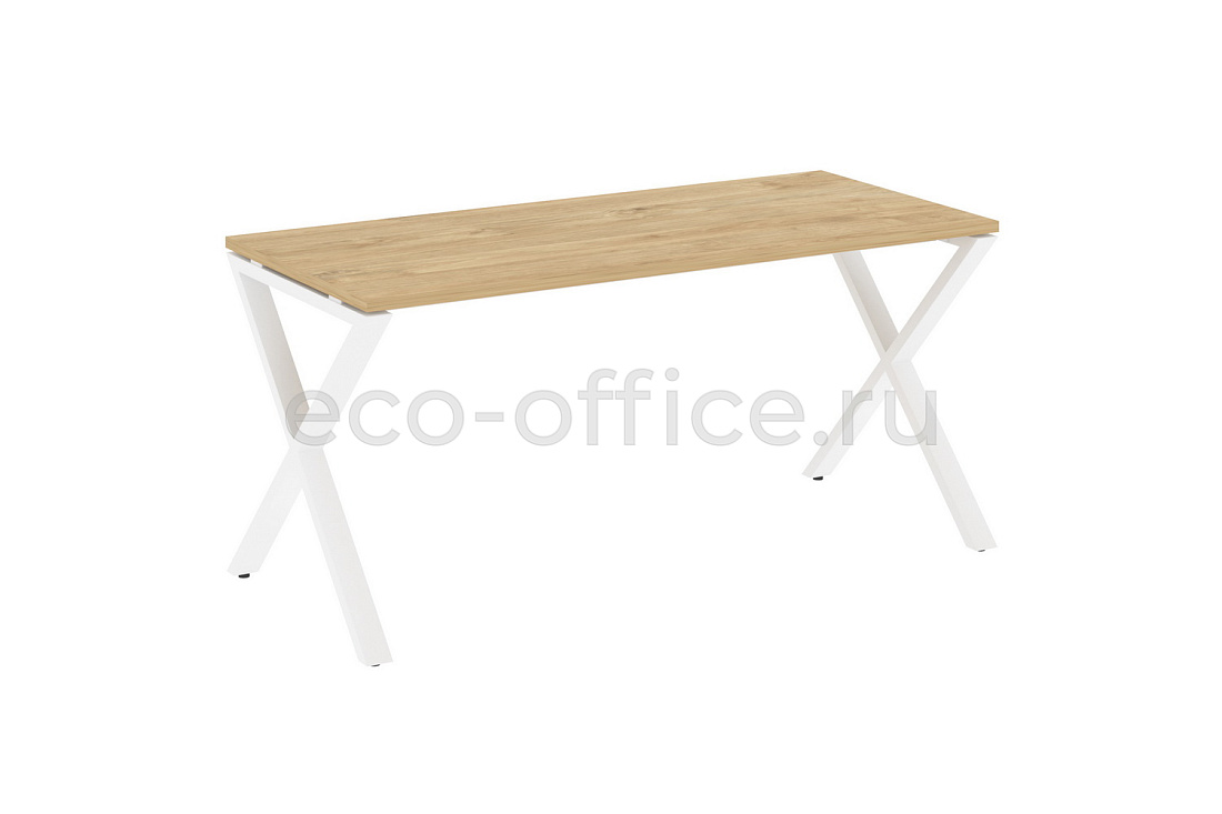 Стол рабочий LOFT VR.L-SRX-4.7 Тиквуд Светлый / Белый металл  стоимость