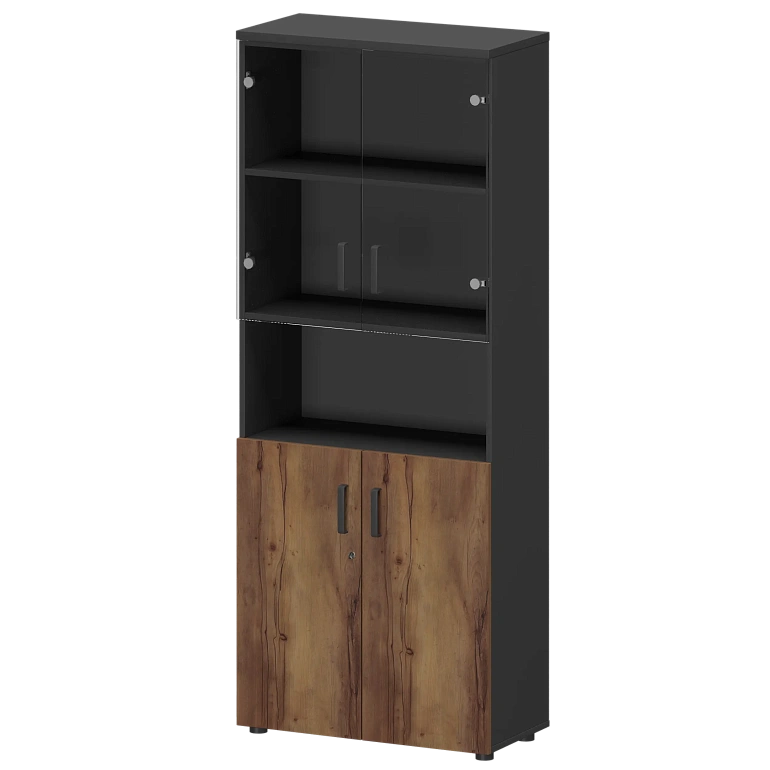 шкаф protech смш-58д2с2 тип1 графит/таксония фото