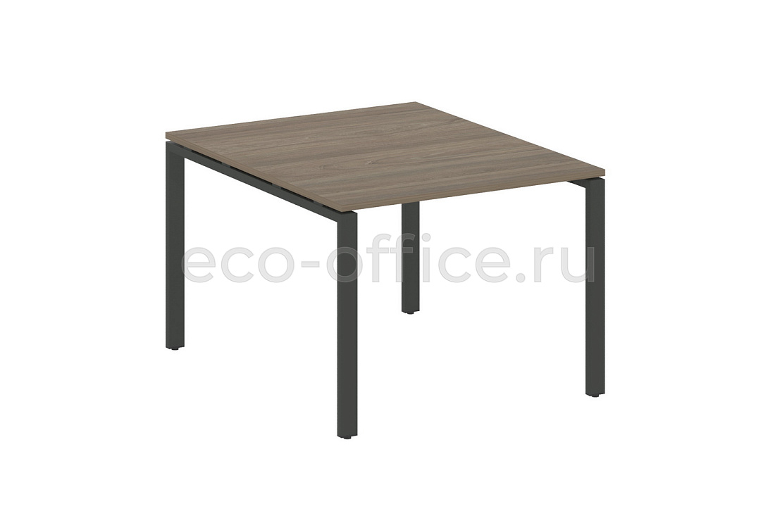 Стол переговорный (1 столешница) METAL SYSTEM STYLE БП.ПРГ-1.1 Вяз Благородный / Антрацит металл   стоимость