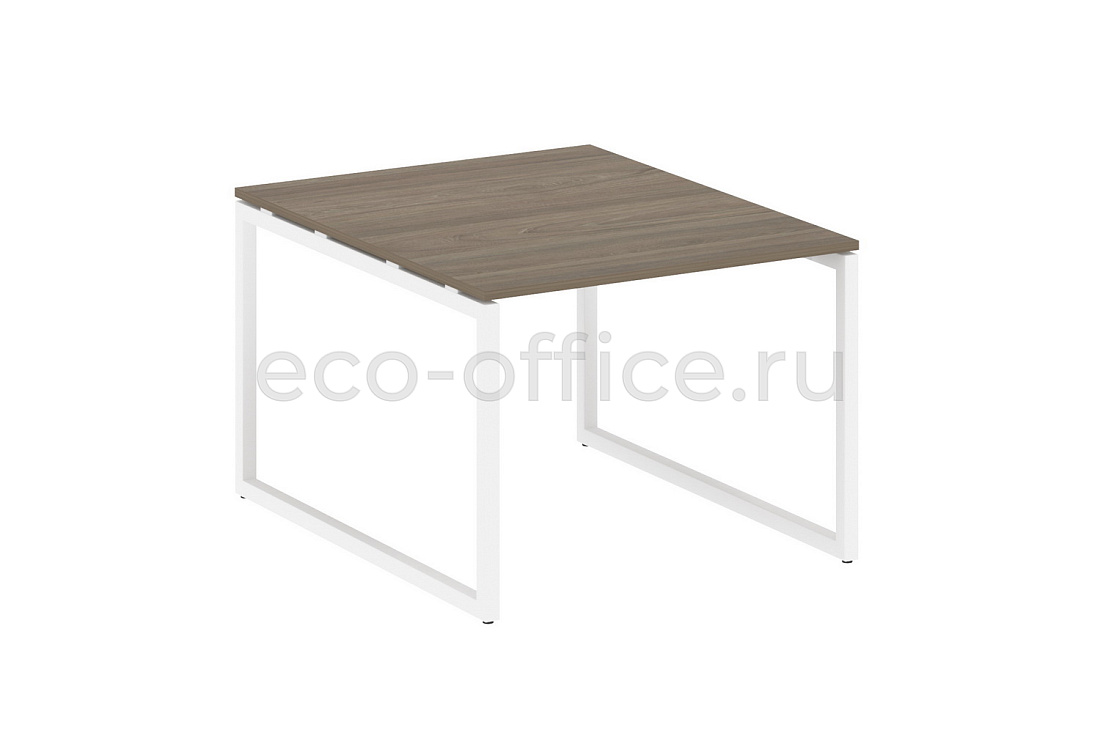 Стол переговорный (1 столешница) METAL SYSTEM QUATTRO 4x4 40БО.ПРГ-1.1 Вяз Благородный / Белый металл  стоимость