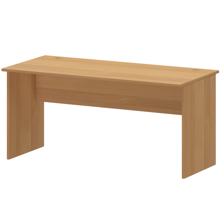 стол с левым и правым кабель каналом protech а-004.к ольха фото
