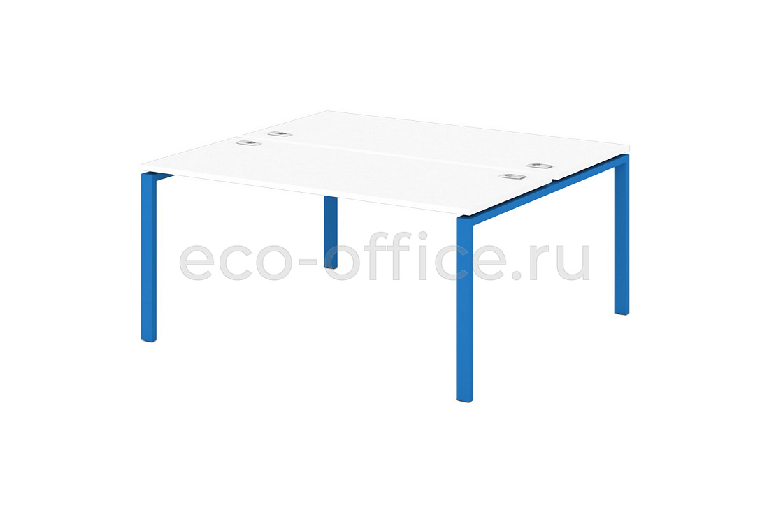 Стол-тандем на металлокаркасе 60*30 SENTIDA COLOR S-43 Голубика  стоимость