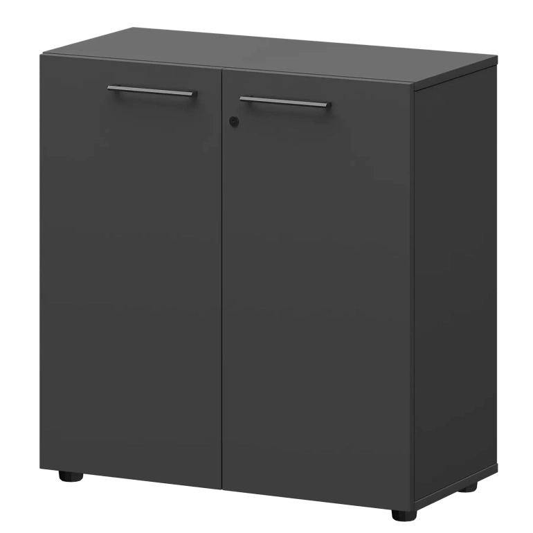 шкаф низкий закрытый protech смш28f(ч) графит фото